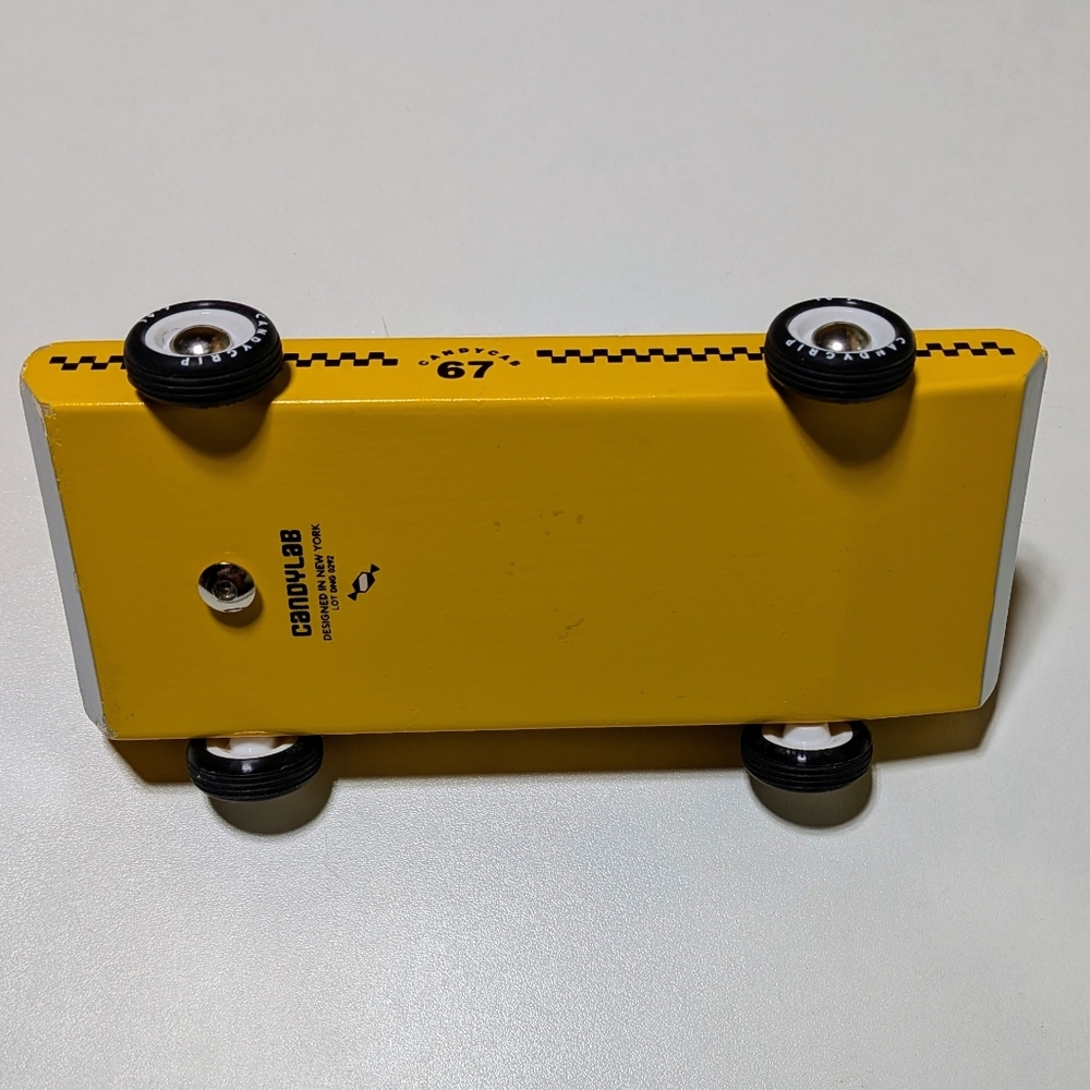Candy Lab Hudson Taxi Wooden Car - Picture 6 of 9
